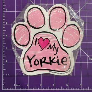 🛍️ HOST PICK 🩷 I love my yorkie magnet